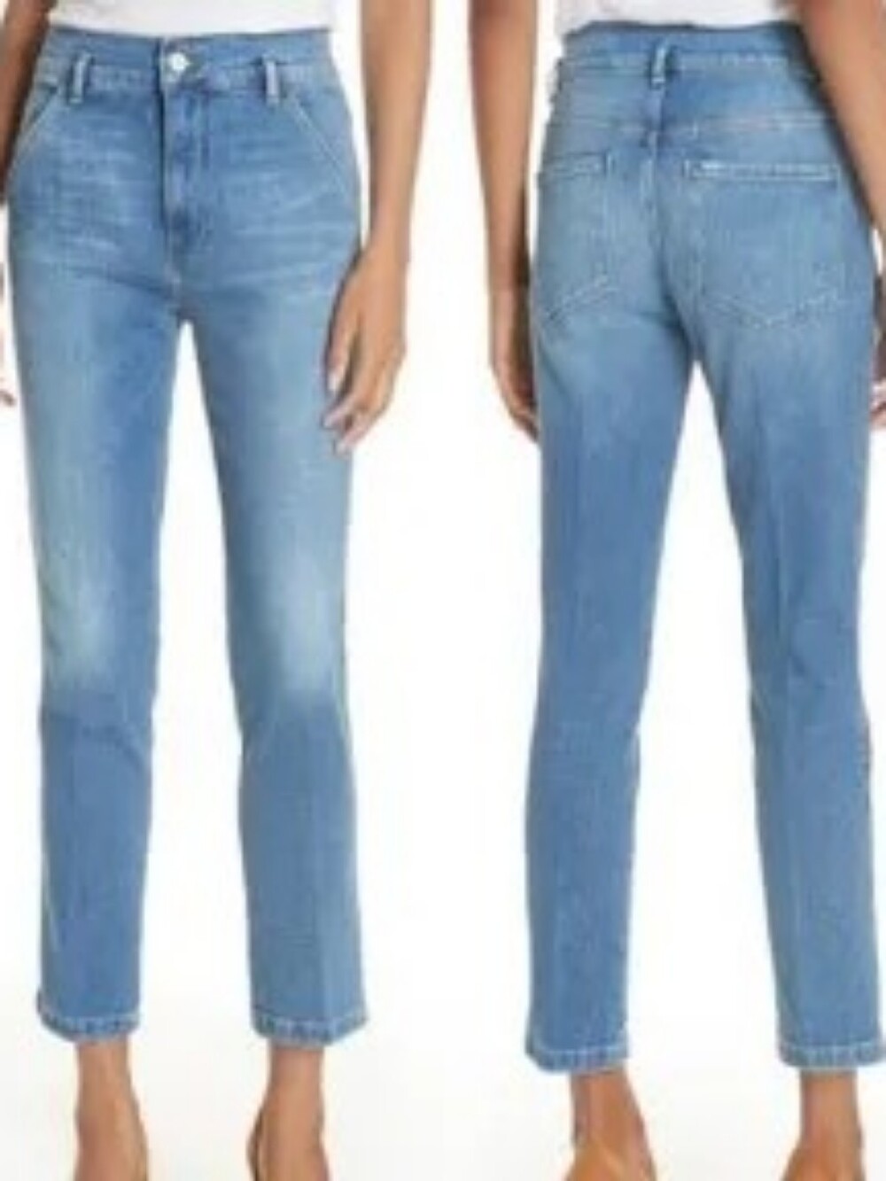 Frame Denim Le Slender High Rise Straight Leg Jeans In Thistle Size 29